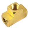 Forney 75363 Brass Tee, 1/4-Inch Female NPT, 150 PSI