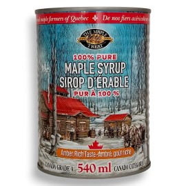 Decacer Pure Maple Syrup, Canada #1 Medium, 540ml/18.26oz