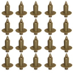 ALLMOST 20PACK Compatible with Volvo Interior Door Panel mounting Beige Clip with Push pin S60 S80 XC70 V70