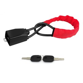 Steering Wheel Claw for Car, Steering Wheel Lock for Car, Immobiliser, Immobiliser Car, Anti-Theft Protection from Steering Wheel to Belt Bushing, Universal Adaptation (Red)