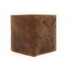 Lemasi Genuine Leather Wallet for Men, Natural Hunter Leather with