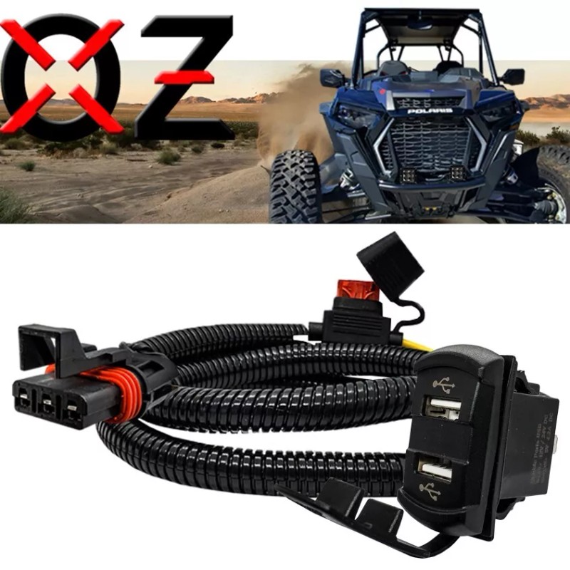 OZ-USA Pulse Power Bus Bar Plug USB Port Voltmeter Switch