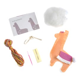 Trimits Felt Decoration Kits, 14 x 10cm, Llama