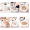 Onwon 15g 0.5oz Empty Luxurious White Silver Edge Portable Air
