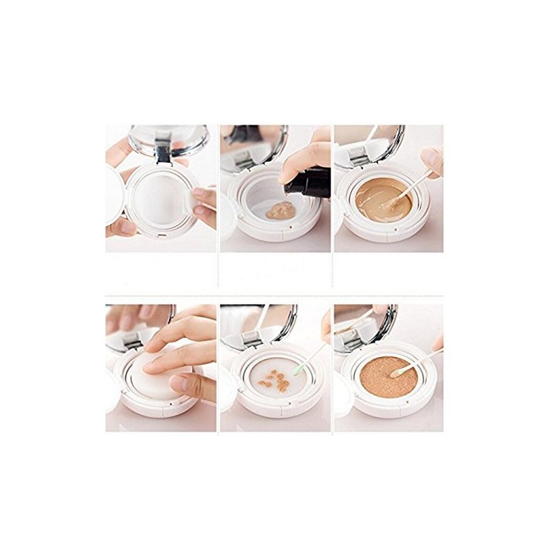 Onwon 15g 0.5oz Empty Luxurious White Silver Edge Portable Air