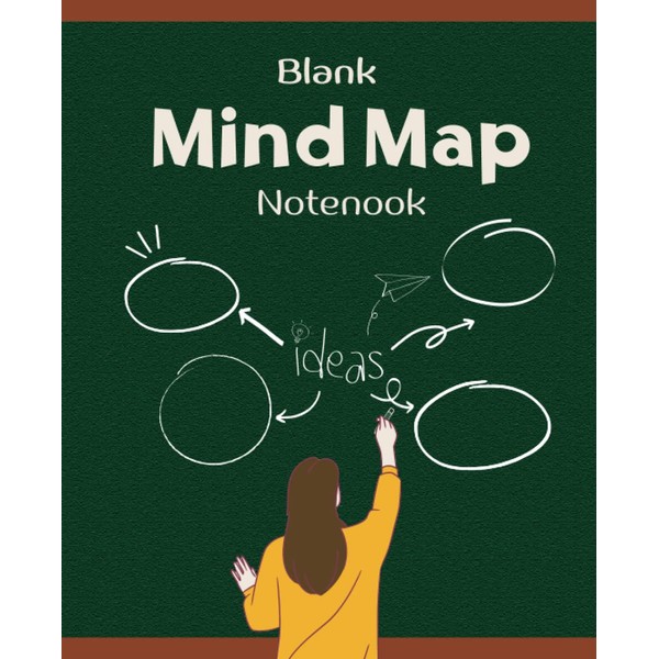 Blank Mind Map Notebook: multiple styles blank mind map for
