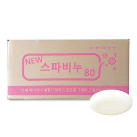 Altrang Large Capacity New Spa Soap 130g 80 pieces 1 box for commercial use sauna hotel use / 대용량 뉴스파비누 130g 80개입 1박스 업소용 사우나 호텔용