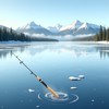 Pocket Telescopic Fishing Rod,Winter Rods Ice Fishing Rods Pen Pole