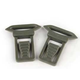 DLP Tactical Quick Release Goggle Clip for ARC Rail Equipped ACH/MICH/Bump Helmet (Foliage Green)