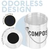 EPICA Countertop Compost Bin Kitchen | 1.3 Gallon | Odorless