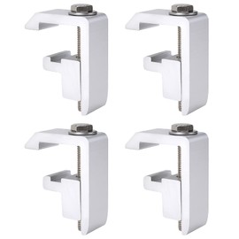 AA-Racks P-AC-04N Utility Track System Mounting Clamp for Toyota Tacoma/Tundra Truck Cap/Camper Shell, Set of 4 - Silver