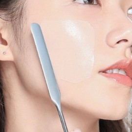 Reusable Stainless Steel Foundation Makeup Tool Spatula 2ea