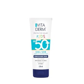 Vitaderm Protector Solar Para Niños con Ultra Protección 50 FPS, Bloqueador corporal para niños, No grasoso, libre de parabenos, Resistente al agua co