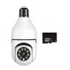 Hiseeu 2.4G WIFI Wireless Light Bulb Security Camera with SD