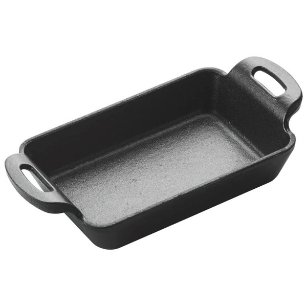 Soro Essentials- 5-7/8" x 4-1/8" Rectangular Mini Cast Iron Induction