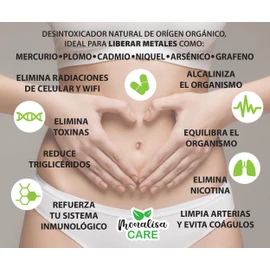 Monalisa Care Zeolita Clinoptilolita Orgánica Micronizada Premium 1Kg