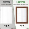 Mirror Frame Border 32FT Bathroom Wood Grain Wallpapers Decorative Tape