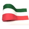 Stoffband Italia Tricolore 10 cm x 10 m, grün, weiß