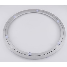 Fulusor Round Turntable Turntable Bearing Ball Bearing Aluminum Alloy Swivel Plate (14 Inches)