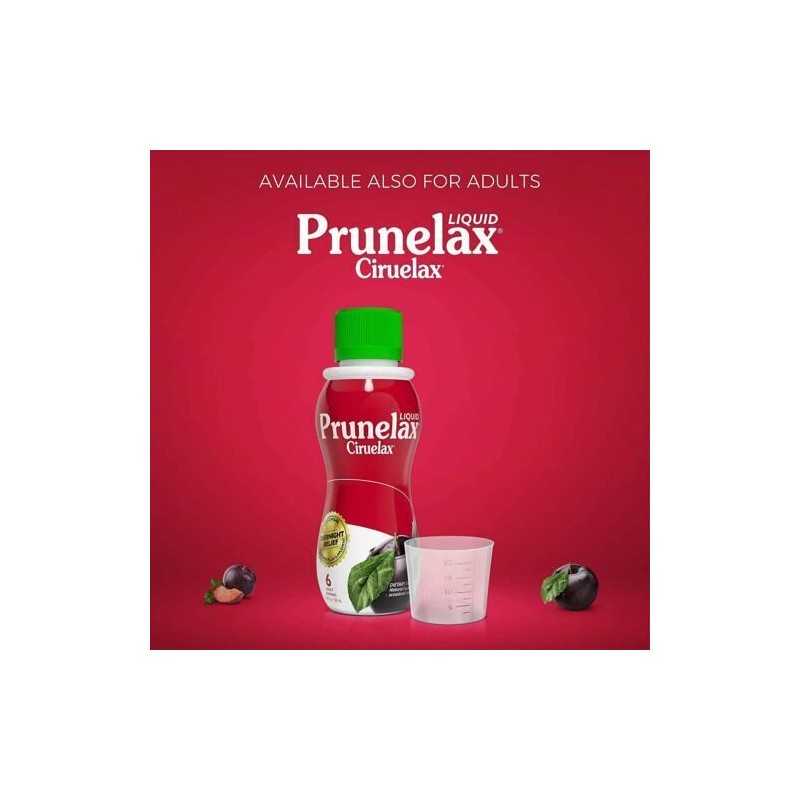 Prunelax Ciruelax Liquid Kids Natural Laxative Supplement 24 Child Doses