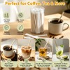 EZYoutdoor 5.5 Inch Individually Wrapped Coffee Stir Sticks, 200 Pack
