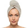 FAB-ON UK Hair Dry Towel 100% Cotton Popcorn Turban Style