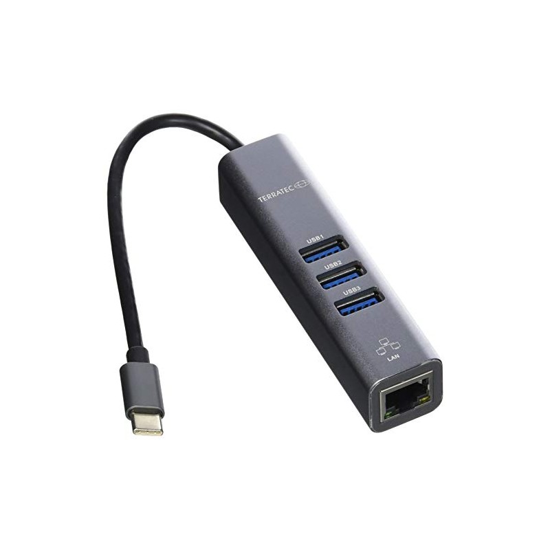 TerraTec 251735 USB Type C Adapter Grey