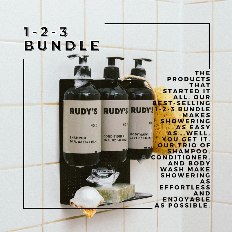 Rudy's No. 3 Sulfate Free Body Wash, For Everybody, Natural