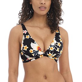 Freya Womens Havana Sunrise Non Wired Triangle Bikini Top, Multi, Medium US