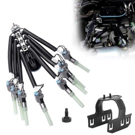 FJ504 Spider Fuel Injector w/Bracket Compatible for 1996-2002 Suburban Express Savana Suburban Escalade 5.0L 5.7L V8 8 Cylinder Fuel Injectors