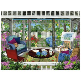 Ceaco - Tracy Flickinger - Summer Gazebo - Oversized 300 Piece Jigsaw Puzzle