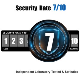 Bike U-Lock, 14mm Mini High Security Anti-Theft Lightweight Bicycle U-Shaped Lock with Sturdy Mounting Bracket for Scooter, Road, Mountain,Electric Bike, and Other Outdoor Equipment