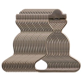 Gourd Shape Overall Suspender Dungaree Buckles, 1-1/4'' Wide Bottom, for Rompers Sewing DIY, Gunmetal - Pack of 20