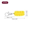 sourcing map 4pcs Paracord Zipper Pulls, Paracord Lanyard Keychain for