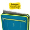 Five Star 2 Inch Zipper Binder, 3 Ring Binder, Expansion