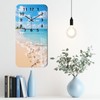 Beach Themed Wall Clock Battery Operated, 12 Inch Wooden Wall-Clocks