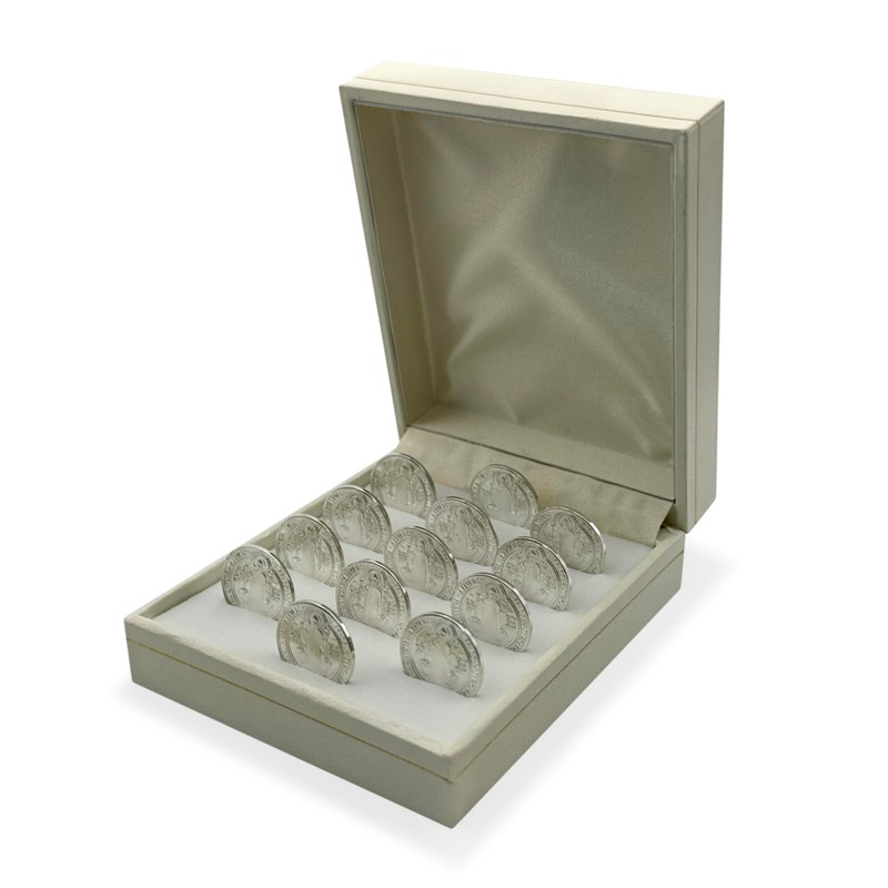 EHV Arras de Boda Matrimoniales Con Baño de Plata con