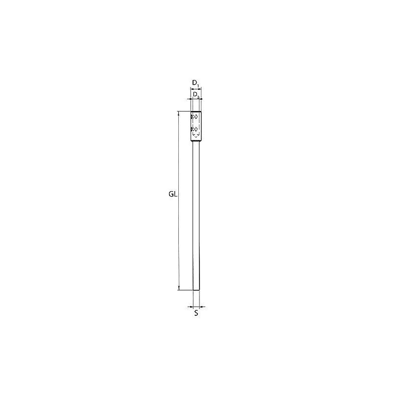 ENT Extension for Drills Diameter (D1) 18 mm, Diameter (D2)