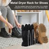Dunkive 2 Pack Metal Shoe Drying Rack, Shoes, Boot, and