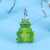 Alipis 12pcs Green Resin Shower Curtain Hooks Glide Rings for