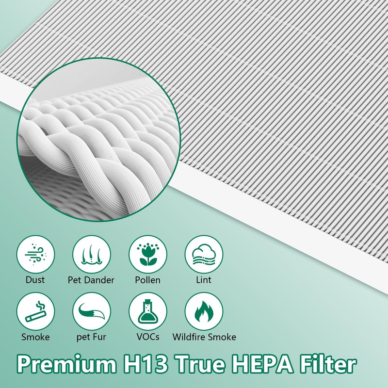 4 Pack C545 True HEPA Replacement Filter S Compatible with