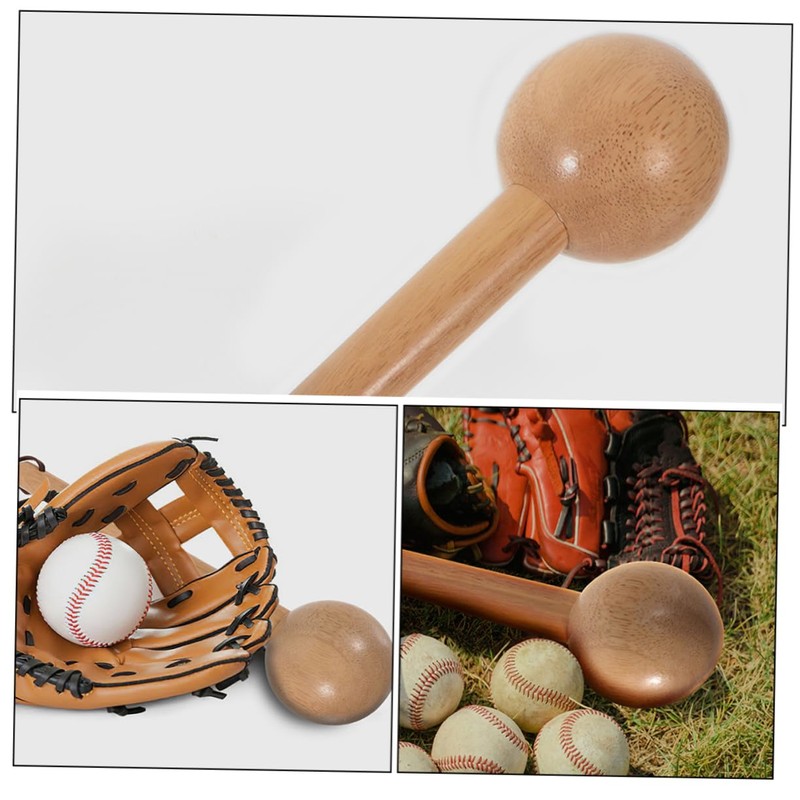 SUPVOX 2pcs Wooden Glove Mallet for Baseball Glove Shaping and