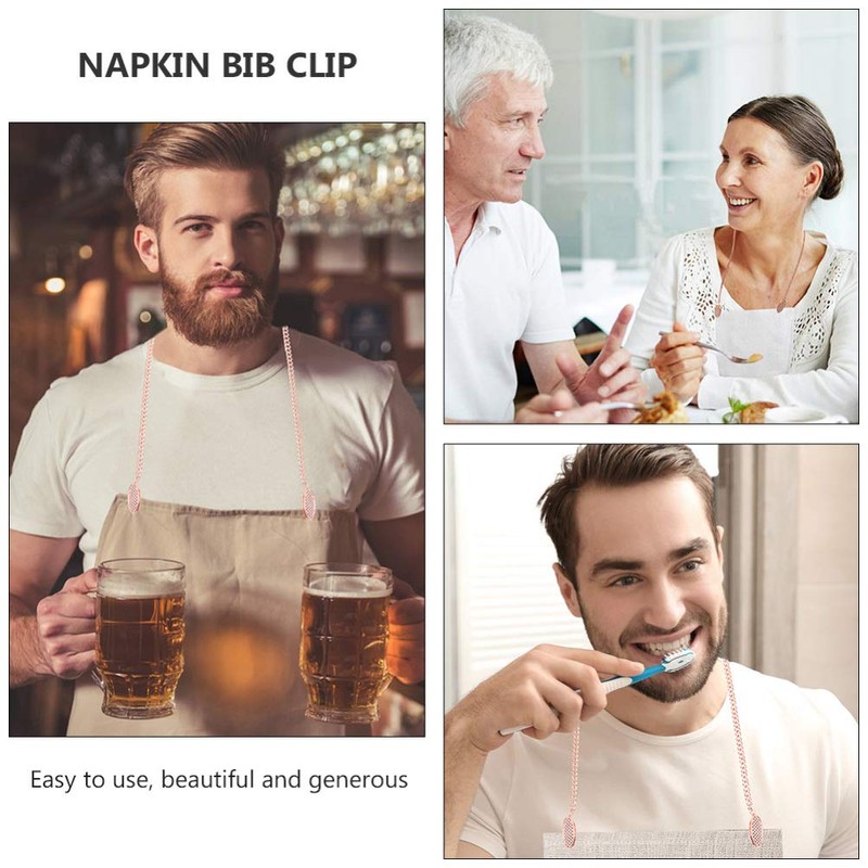 YARNOW 3pcs Napkin Holder Clip Napkin Chain Holder Towel Strap
