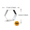 WDYJMALL Beehive Honeycomb Hexagon Shape Cookie Cutter - B