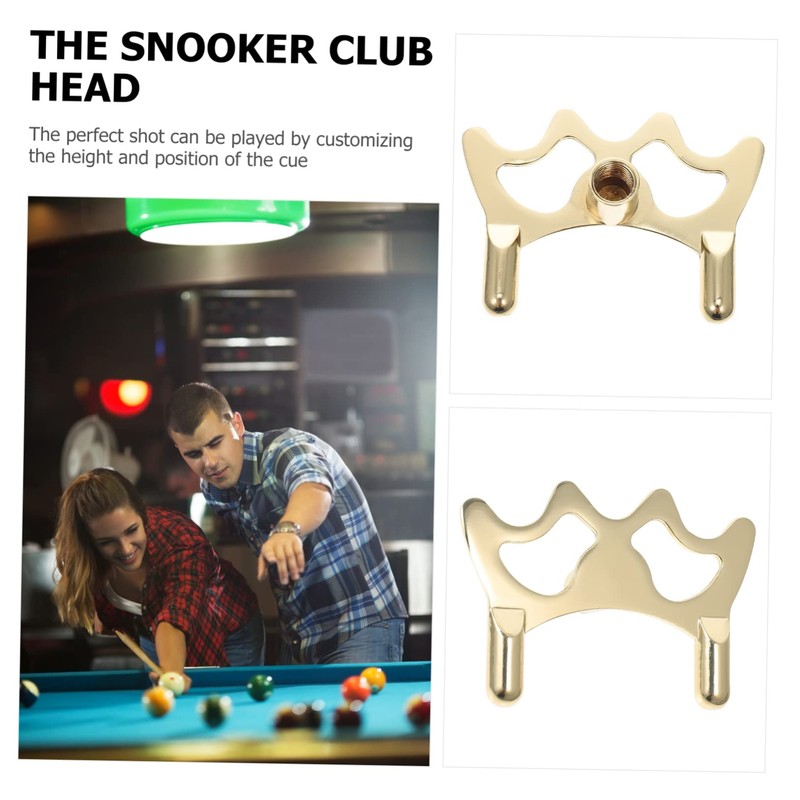 NOLITOY 3Pcs Delicate Billiard Bridge Rust Snooker Cue Accessory Portable