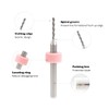 30pcs 0.3mm 1.2mm Shank Tungsten Carbide Micro PCB Drill Bits