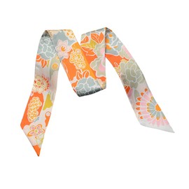 JERLA 100% Mulberry silk Scarf Head Hair Ribbon Handbag Handle wrap Tie Bundle Scarf Neckerchief Scarf for women