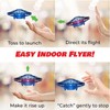 Hand Controlled Flying Drone Children Flying Toy Blue Hand Drone