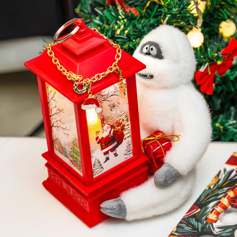 Snowman Christmas Tree Topper, 11 Inch Poseable Handmade Snow Monster