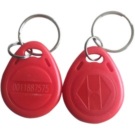 FTes RFKits Proximity 125KHz RFID EM ID Card Key Fob for Door Pull Control Read Only Pack of 10